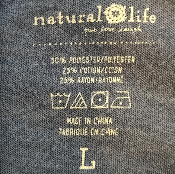 Natural Life T-shirt | Blue | Short sleeve | Large - Picture 4 of 6